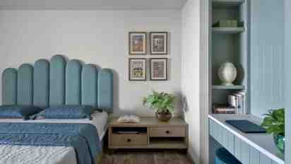 Bedroom in The Vibrant Voyage Apartment