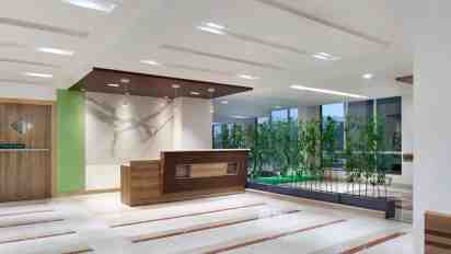 Hospital Reception in Rajiv Gandhi Cancer Institute and Research Centre (RGCI & RC)