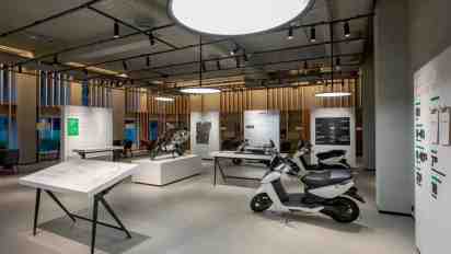 Showroom Interior of Ather Experience Centre