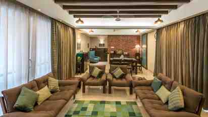 Living Room in Eternelle Baner Apartment