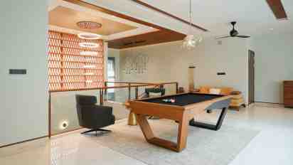 Residential Game Room in Mr. Riyas Residence
