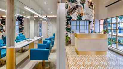 Salon Interior In Zah Salon & Spa