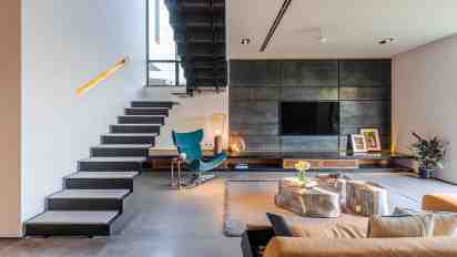Living Room in Stack House