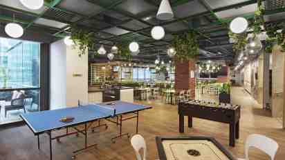 Game Room in BP (British Petroleum) Office