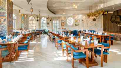 Restaurant Interior in Ramee Royal Resort