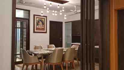 Dining Room in Tibrewal Residence