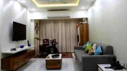 Living Room in 2 BHK Residence