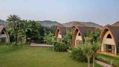 Backyard in Ananta Spa and Resort