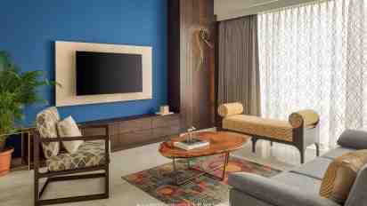Living room in Apartment 20, Indiabulls Blu