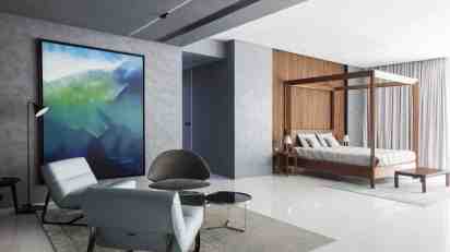 Bedroom in the Kowdiar Villa