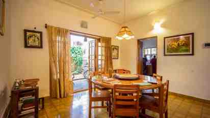 Dining Room in Dhananjayan House