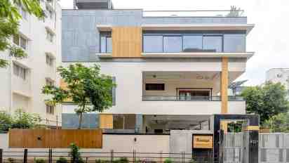 House Exterior Of Naresh Goel Residence