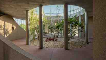 Courtyard in Habitat 0 Community Club
