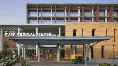 Hospital Exterior of Tata Medical Center