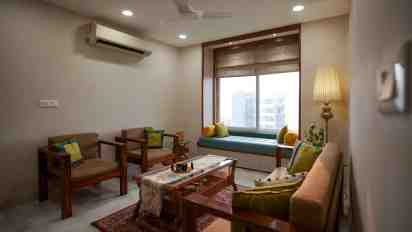 Living Room in Mod Indica Residence