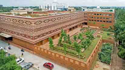 Frontyard in Krushi Bhawan Government Office