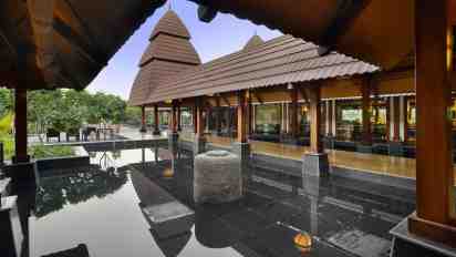 Courtyard in Ananta Pushkar Resort