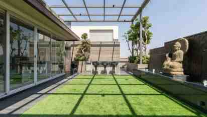 Backyard in Cultural Elegance Residency