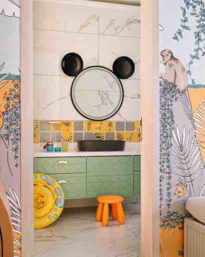 Powder Room in Verdant Rose Residence