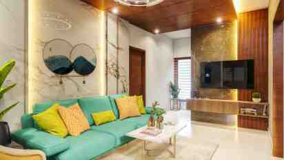 Living Room in Mr.Vijay Sheaker Residence