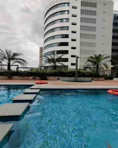 Swimming pool in TVS Emerald Light House