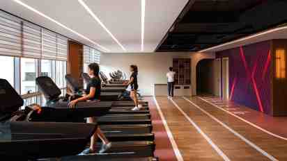 Gymnasium Interior in piramal realty Clubhouse
