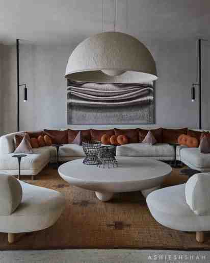 Living room in Vora residence