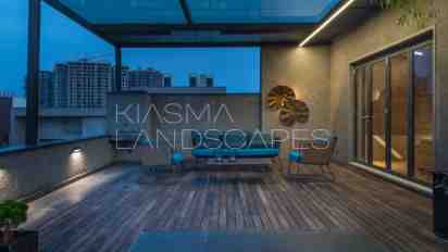 Rooftop in K Pradeep Reddy House