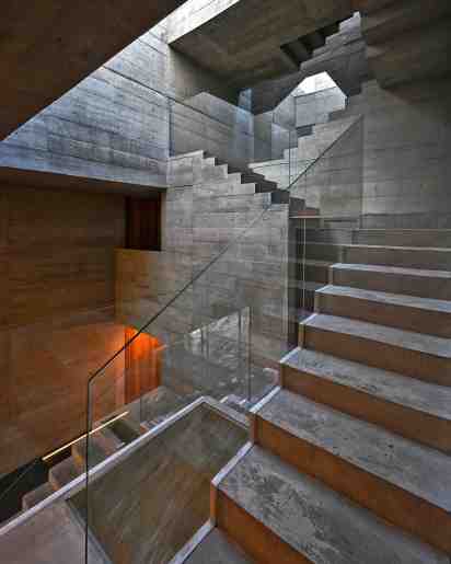 Staircase in Up to the Sea Residence