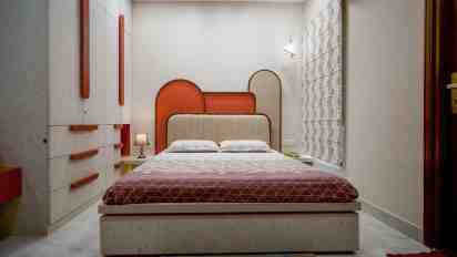 Bedroom in Mod Indica Residence