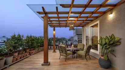 Terrace Garden in Shah Residence