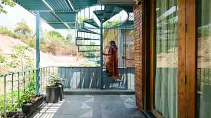 Staircase in Vyggari Residence