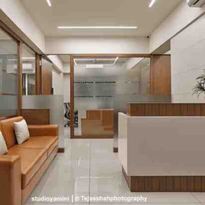 Office Reception in Lotus aura Office