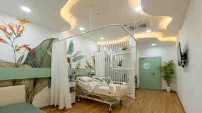 Patient Room in OVUM Women & Child Hospital