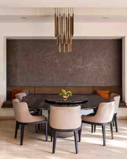Dining room in the Sujin Residence