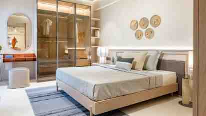 Bedroom in Goyal Bespoke Apartment
