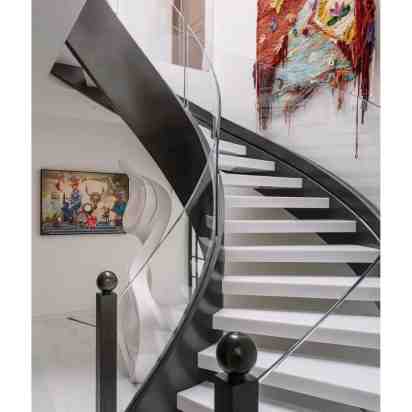 Staircase in Ocean Haus House