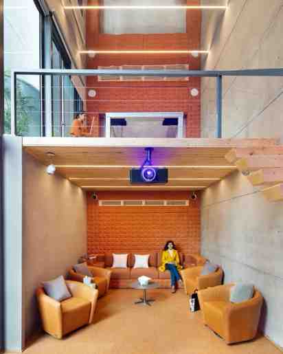 Home Theatre in Terracotta House