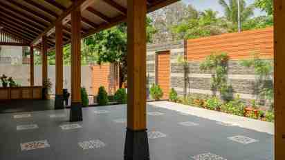 Verandah in Lotus House