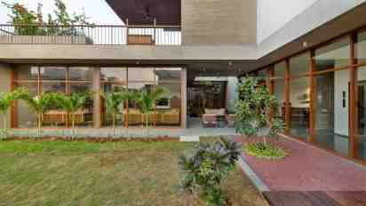 Backyard in The Hovering House