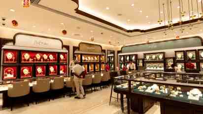 Showroom Interior in Regal Jewellery Showroom