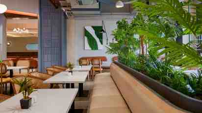 Restaurant Interior in Saffron Sanctuary