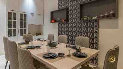 Dining Room in Hitesh & Vishal Shah Residence