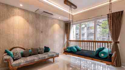 Transitional Space in Akshaya Level Up Apartment