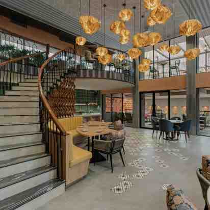Staircase in Bon Tadka Restaurant