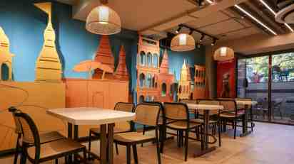 Cafe Interior in Ksheer Sagar Cafe