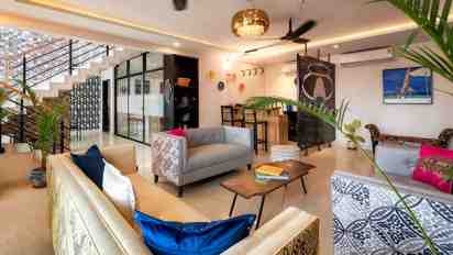 Living Room in The True Color Penthouse