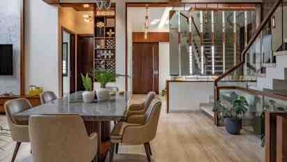 Dining Room in Vasant Villa