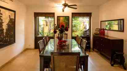 Dining Room in Seetharaman House