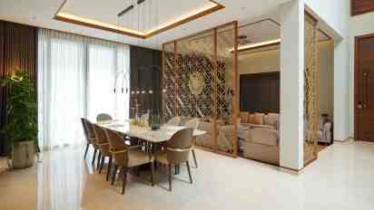 Dining Room in Mr. Riyas Residence